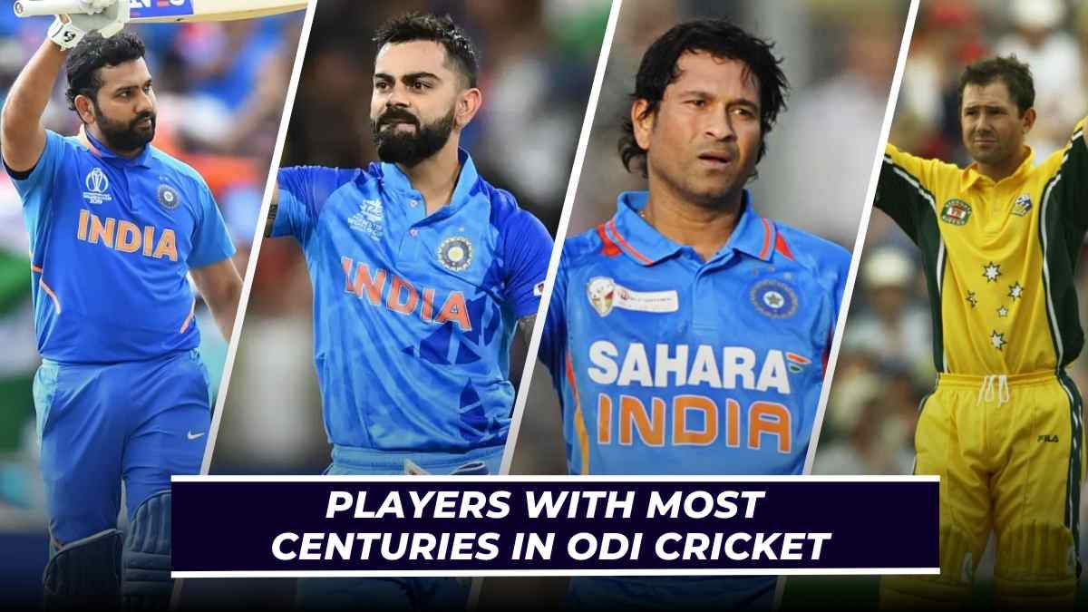 Top 10 Most Hundreds in ODI Matches 2025: Check Players With Most Number of Centuries Here