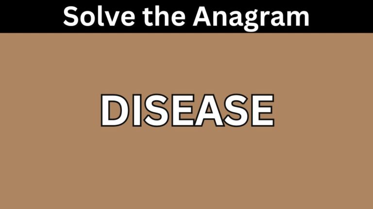 Word Puzzle: Anyone can see the word “disease,” but you need to have a high IQ to find the hidden word within 5 seconds!