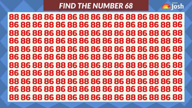 You have 20/20 vision if you can find 68 in 7 seconds!