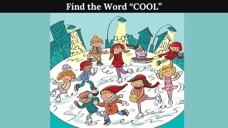 You have the eyes of a hawk if you can find the word “cool” in 6 seconds!