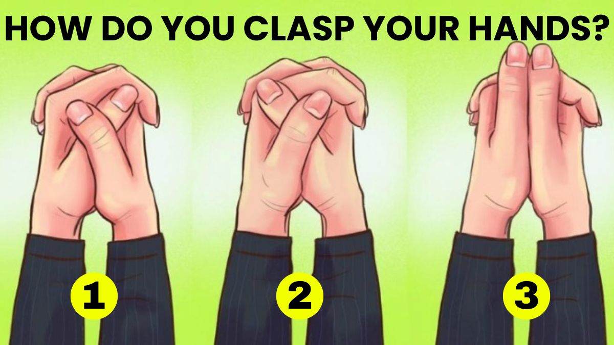 Your Way Of Clasping Hands Reveals Your Hidden Personality Traits