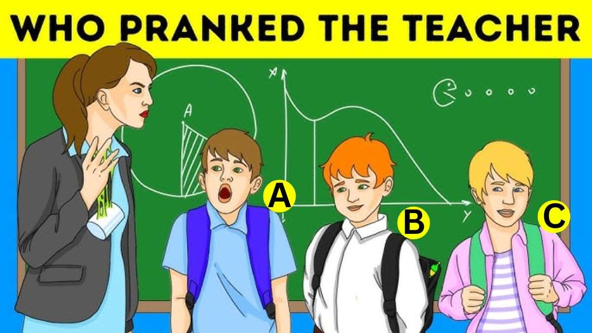 Brain Teaser To Test Your IQ: Only 1% With Keen Observation Can Spot The Prankster In 5 Seconds!