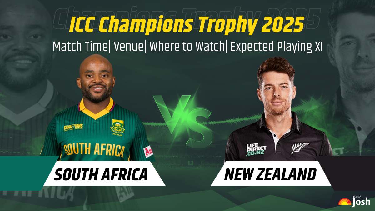 New Zealand vs South Africa Champions Trophy 2025: Match Time, Head to Head, Where to Watch Live Streaming and Expected Playing 11