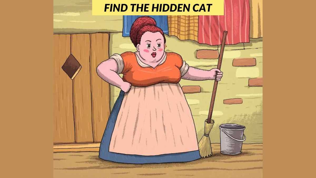 Only someone with 20/20 vision can find the cat in 7 seconds!