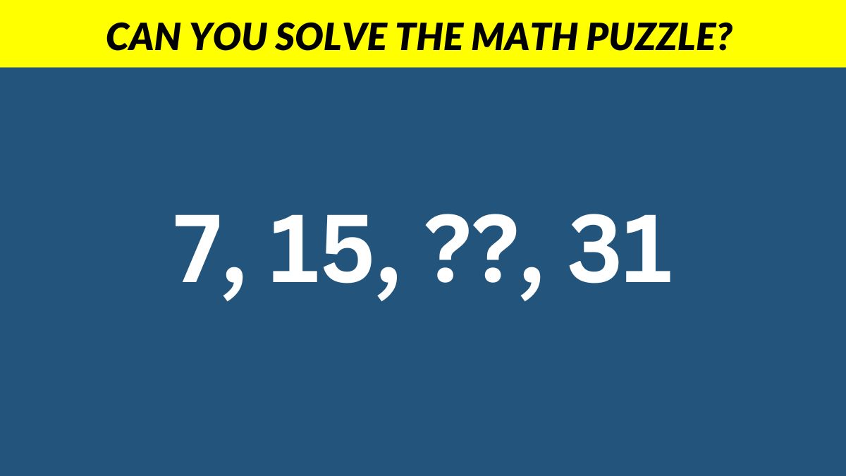 You are extremely intelligent if you can solve this math puzzle in 3 seconds!