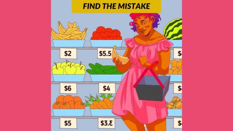 You have 140+ IQ if you can find the mistake in the grocery store image in 4 seconds!