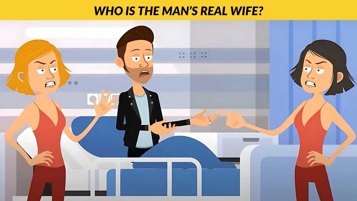 You have the most intelligent brain if you can find the man’s real wife in 5 seconds!