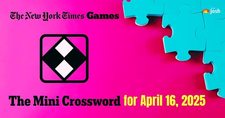 NYT Mini Crossword Answers And Hints For April 16, 2025