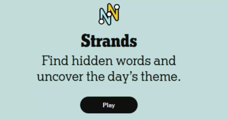 NYT Strands Today (16 April 2025): Check Theme, Hints and Spangram for Wednesday Game