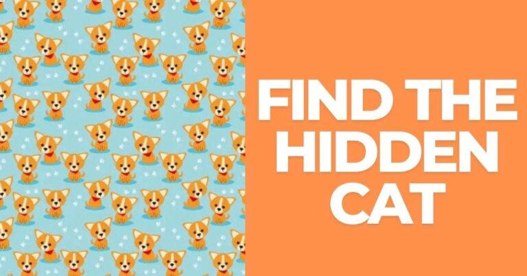 Sherlock’s Sight Test: Only the Keenest Observers Can Spot the Kitten in 7 Seconds!