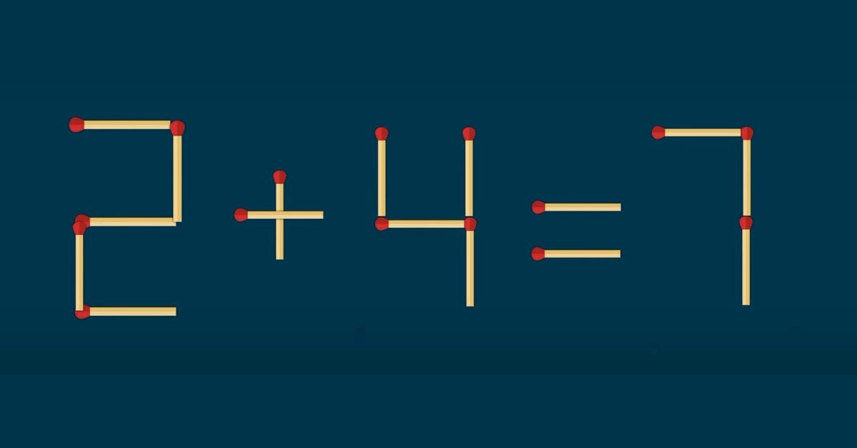 Can Your Math Skills Solve This Classic Matchstick Puzzle in One Try?