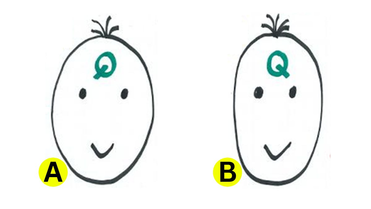 Personality Test: The Way You Draw ‘Q’ On Your Forehead Will Reveal If You Are A Liar