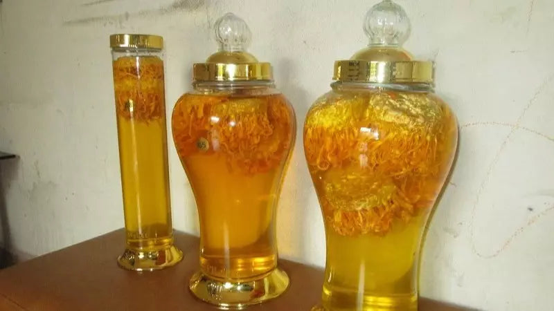 rượu ngâm mật ong đông trùng hạ thảo