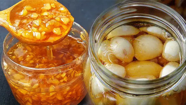 chăm sóc sức khỏe bằng tỏi ngâm mật ong