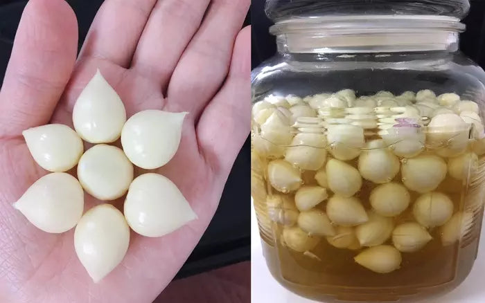 cách làm tỏi cô đơn ngâm mật ong đơn giản