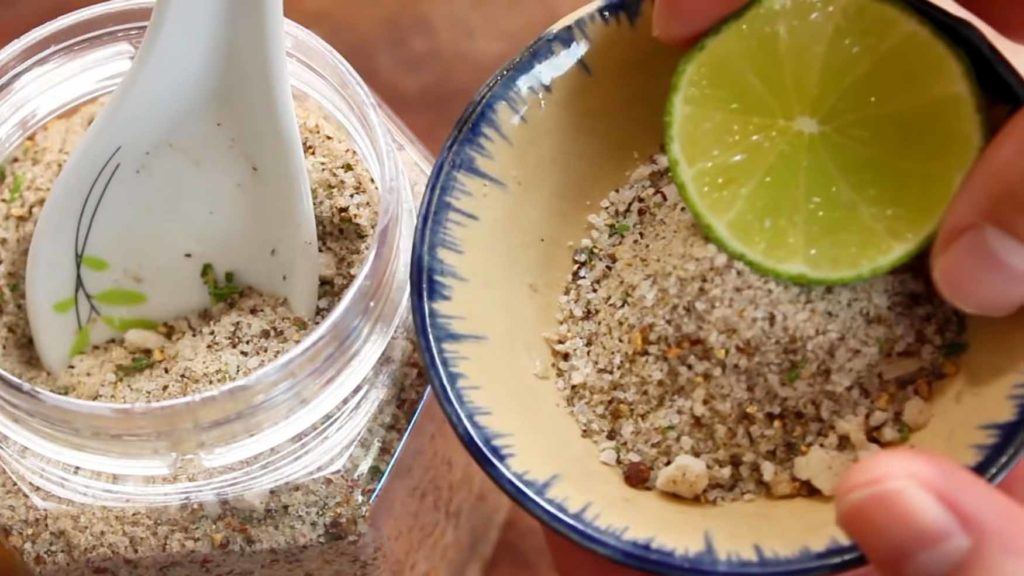 cách làm muối ớt tiêu chanh chấm gà