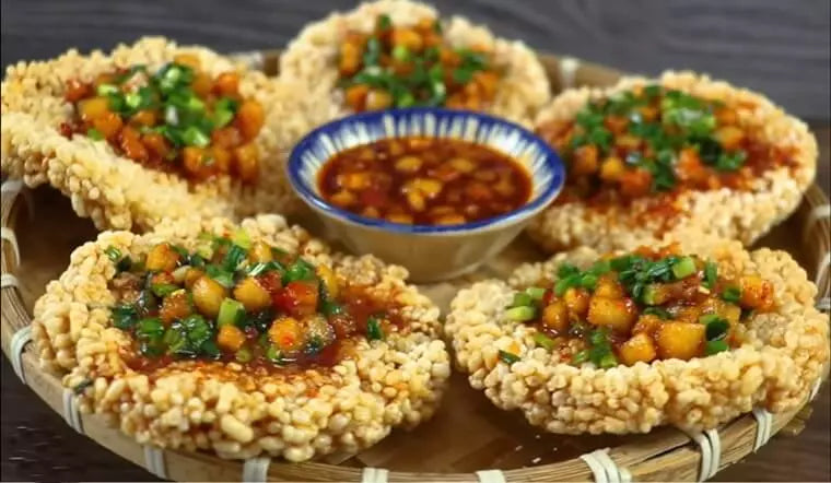 cơm cháy mắm ớt