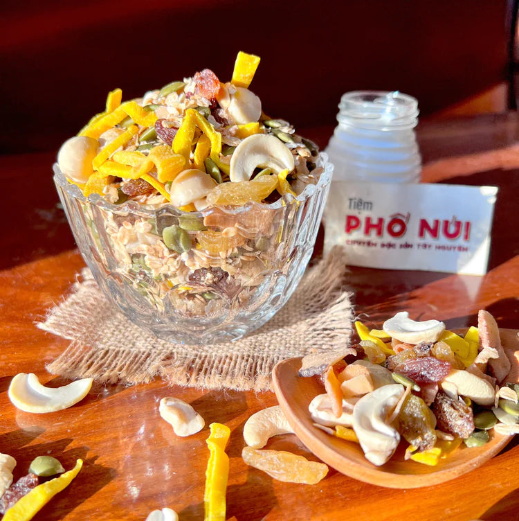 ngũ cốc yến mạch granola