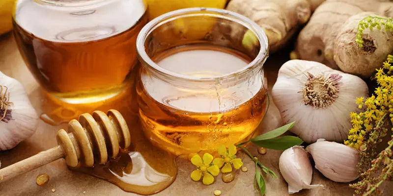 cách làm siro tỏi gừng mật ong
