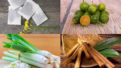 trà tắc mật ong sả quế