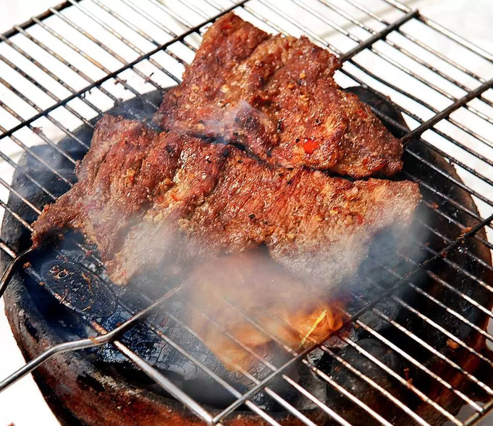 nướng bò một nắng