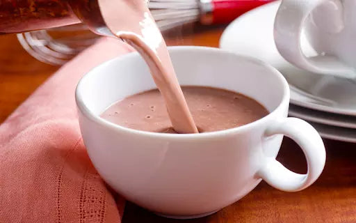 cách pha bột cacao nóng