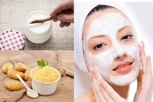 mặt nạ khoai tây sữa chua mật ong