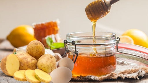 cách làm mặt nạ khoai tây mật ong trứng gà