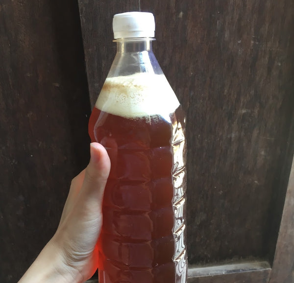 mật ong bị sủi bọt có sao không