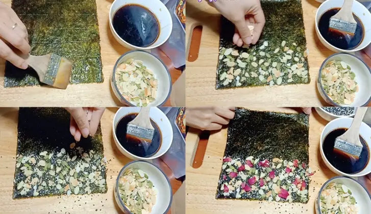 Cách làm rông biển kẹp hạt