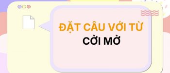 Đặt câu với từ Cởi Mở 🌈 Ví Dụ Dễ Áp Dụng