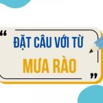 Đặt câu với từ MƯA RÀO