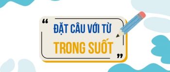Đặt câu với từ Trong Suốt 💧 20 Ví Dụ Hay