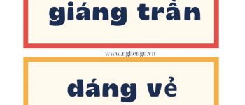 Giáng trần hay dáng trần, giáng chức hay dáng chức?