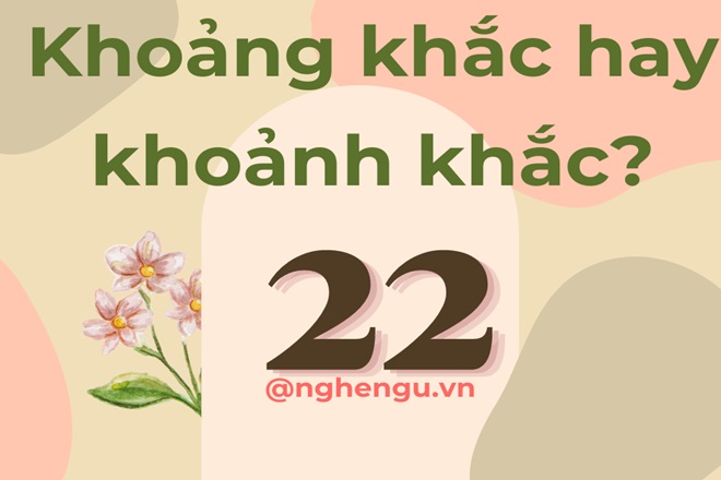 khoang khac hay khoanh khac