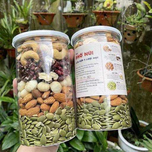 mix 5 hạt dinh dưỡng tiệm phố núi