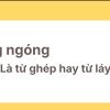 Mong ngóng là từ ghép hay từ láy? Phân loại chuẩn xác!