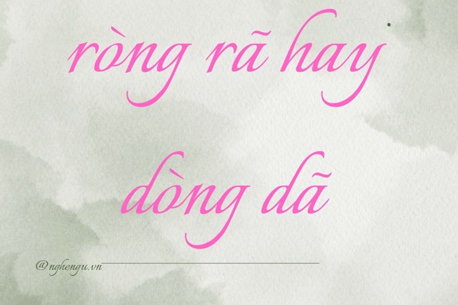 rong ra hay dong da
