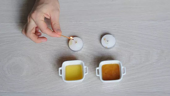 cách phân biệt mật ong bằng lửa