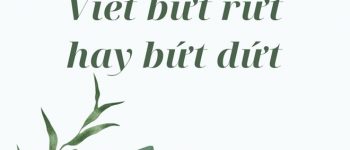 Viết bứt rứt hay bứt dứt hay bức rức mới đúng chính tả?