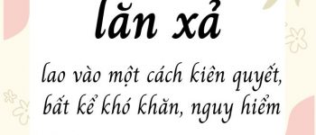 Viết lăn xả hay lăn sả mới đúng chính tả? Nghĩa cụ thể là gì?